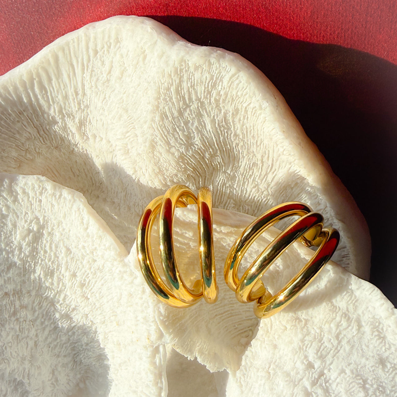 Seaside Sunburst Hoops
