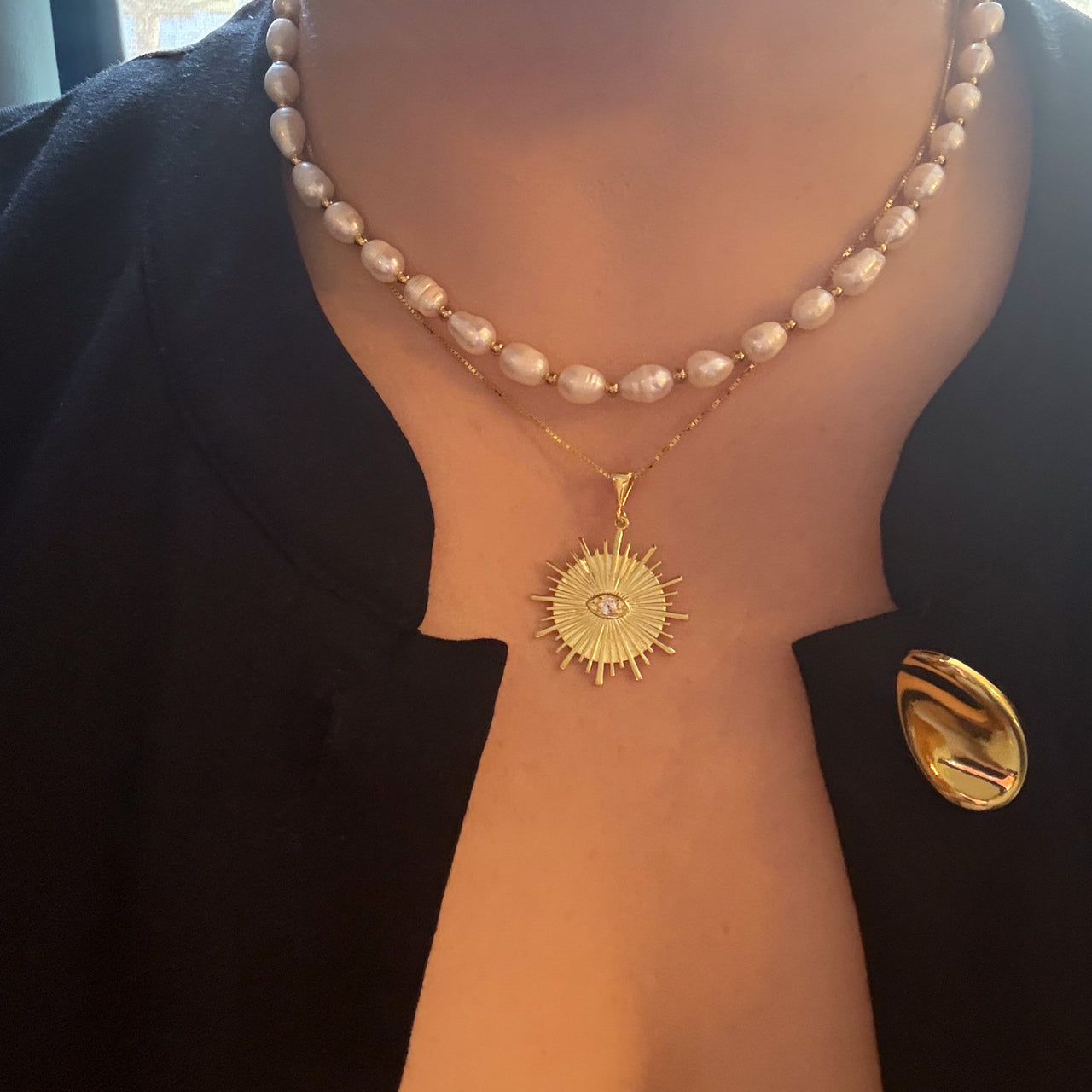 Audrey Pearl Necklace